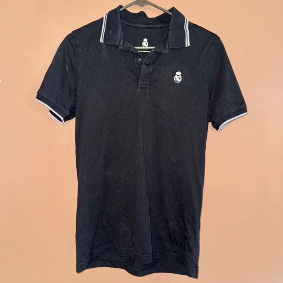 Real Madrid Official Signature Polo - Black - Size Small - Picture 4 of 8